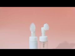 پاک کننده صورت کوسمیتیک خالی 100ml، 150ml، 200ml بطری پمپ پمپی سفید پلاستیکی شفاف