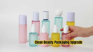 بطری های لوازم آرایشی مدرن مات شده PETG