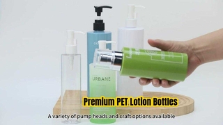 بسته بندی لوازم آرایشی سفارشی پمپ بطری لوسیون PET