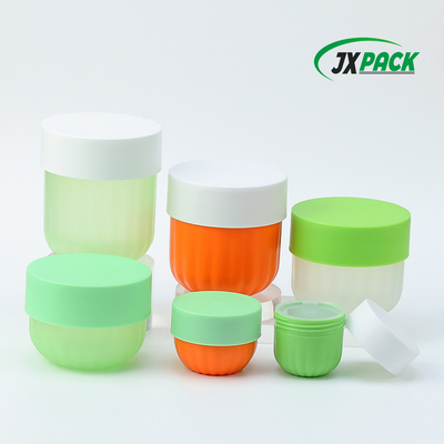 شیشه کرم آرایشی پلاستیکی PP با درپوش پیچی