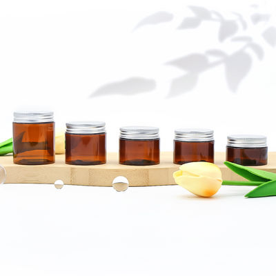 ISO 9001 گواهینامه رنگ زرد رنگ حفاظت از نور مسدود کننده شیشه کرم آرایشی و شیشه کرم پلاستیکی